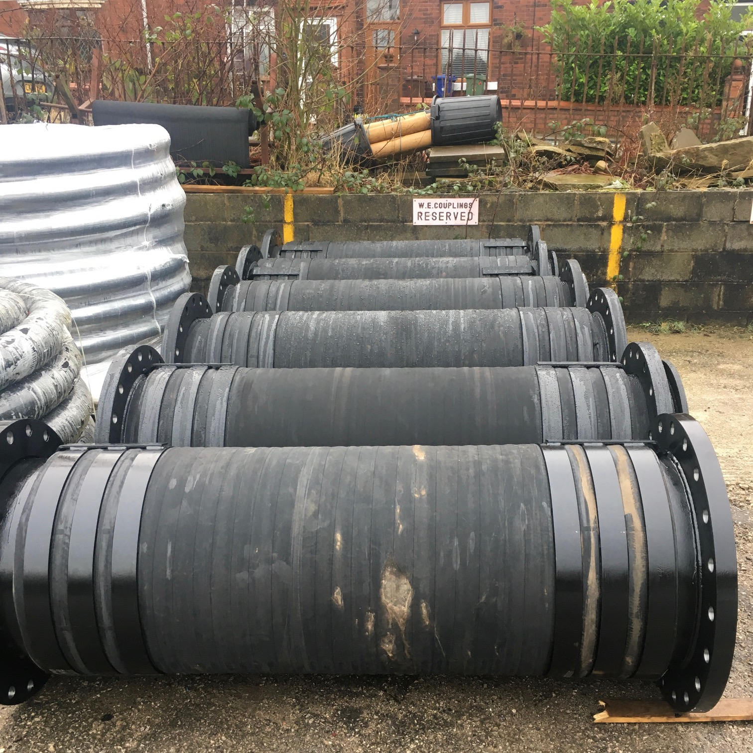24 INCH HOSE FIXED + SWIVEL CRIMPED