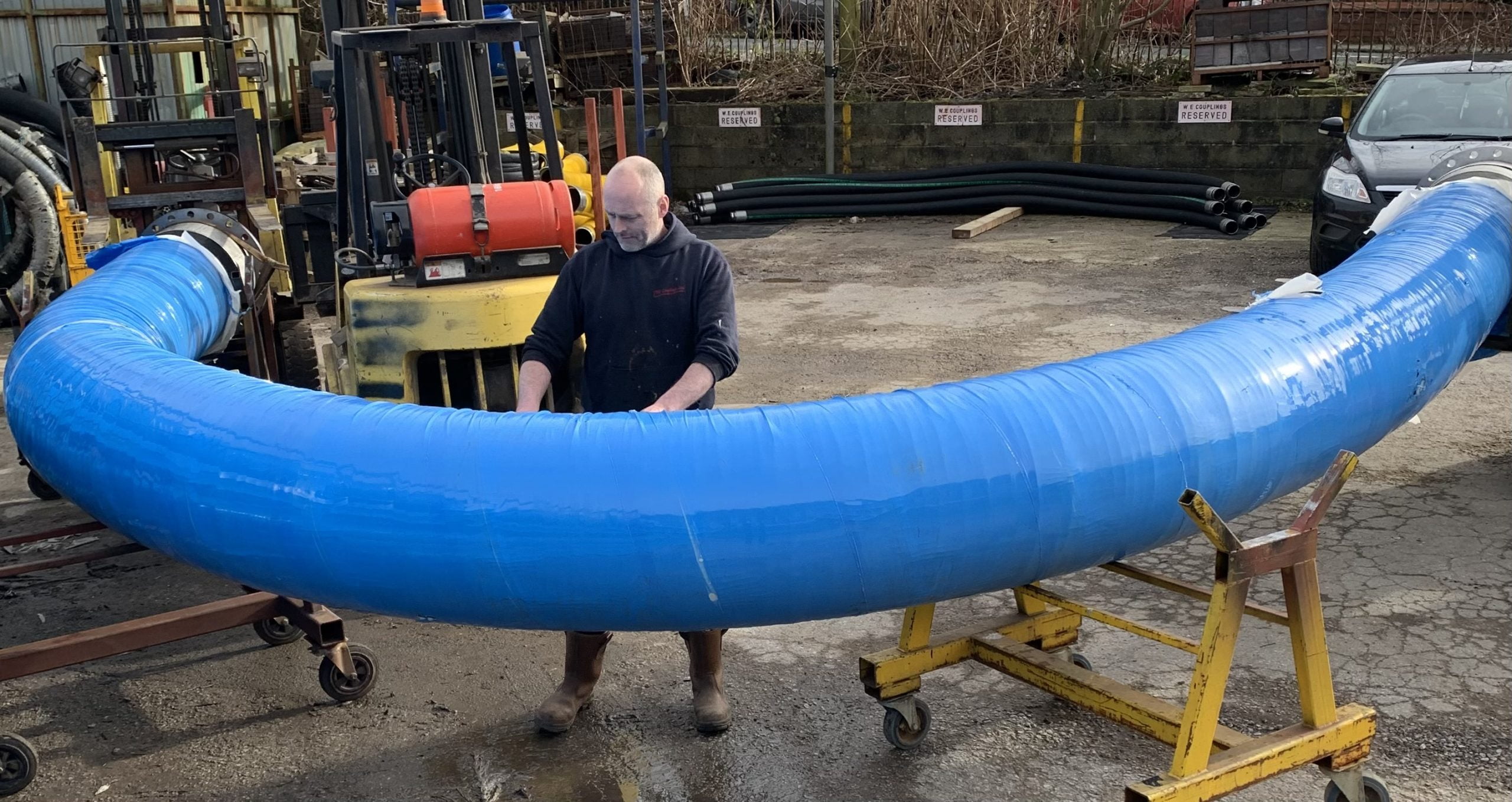 Rubber Hose 20 inch Snake hose bend radius